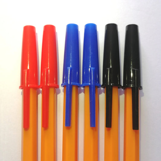 JMT-282890 Plastic Stick Ballpoint Pens for Office and School Use
