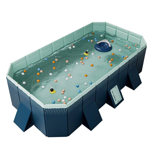 JMT-338954 Large Portable PVC Above Ground Swimming Pool for Outdoor and Children’s Use