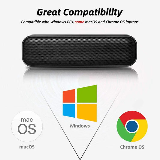 JMT-134282 Mini USB Speaker HK5008 - Compact 3W Stereo Sound with Plug-and-Play Functionality