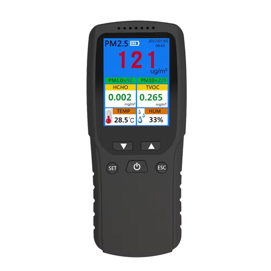 JMT-924362 Handheld PM2.5 Air Quality and Temperature Humidity Detector with Odor Measurement Feature