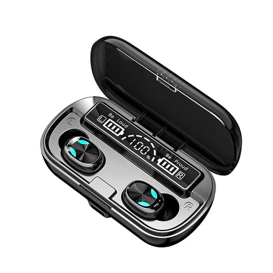 JMT-000266 X8 TWS Wireless Earphones with BT 5.1, Waterproof In-ear Design, Hifi Bass Sound, Touch Control and LED Display