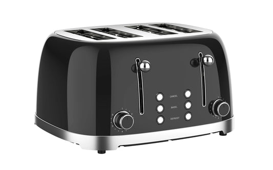JMT-002058 4-Slice Electric Toaster with Defrost and Reheat Functions for Home Use