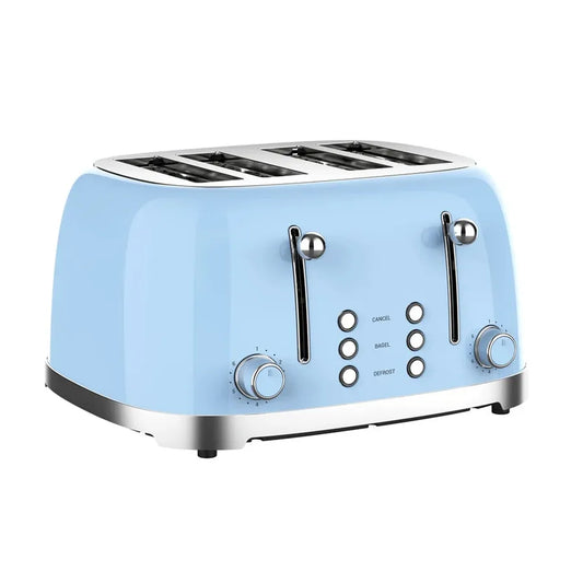 JMT-002058 4-Slice Electric Toaster with Defrost and Reheat Functions for Home Use