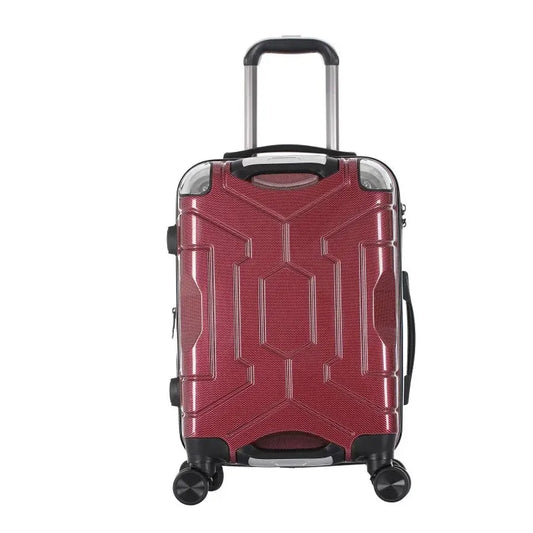 JMT-002442 3-Piece 20-Inch Trolley Case Set with 4-Wheel Design and Password Lock