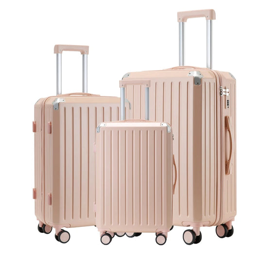 JMT-003274 Custom Logo Travel Bag Set - 4-Piece Anti-lock Braking System Suitcase Collection