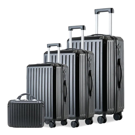 JMT-003274 Custom Logo Travel Bag Set - 4-Piece Anti-lock Braking System Suitcase Collection