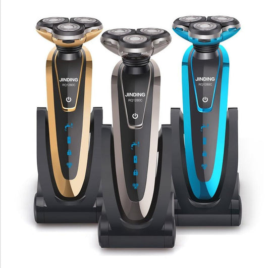 JMT-003786 Cordless Beard Trimmer with Ergonomic Design and 3D Cutter Head System, Rechargeable and Washable