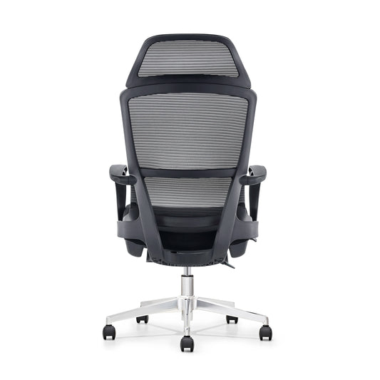JMT-005130 Ergonomic High Back Swivel Office Chair with Footrest and Mesh Design