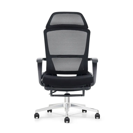 JMT-005130 Ergonomic High Back Swivel Office Chair with Footrest and Mesh Design