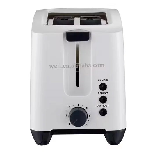 JMT-006794 750W Plastic Toaster for Bread - Compact and Efficient Design