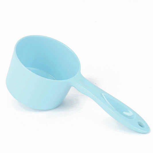 JMT-007818 Ergonomic Pet Food Scoop for Dogs, Cats, Birds, and Rabbits - 1/2 Cup Capacity, Dishwasher Safe, Durable Melamine Design