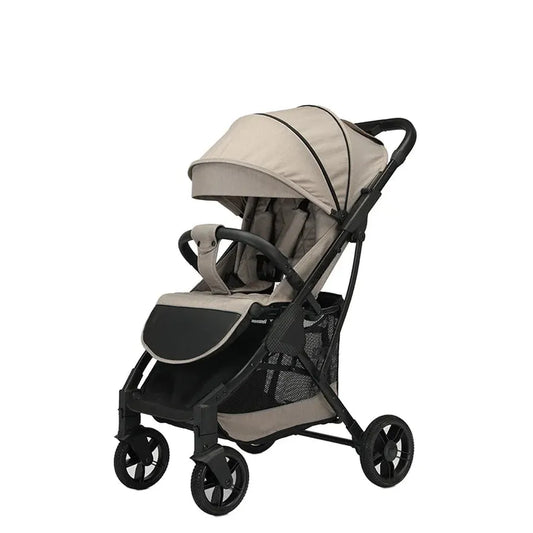 JMT-008138 Lightweight Eco-Friendly 3-in-1 4-Wheel Stroller with Five-Point Harness for Children Aged 0-12 Months