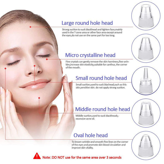 JMT-008394 Hot and Cold Suction Blackhead Remover with Cooling and Heating Functions