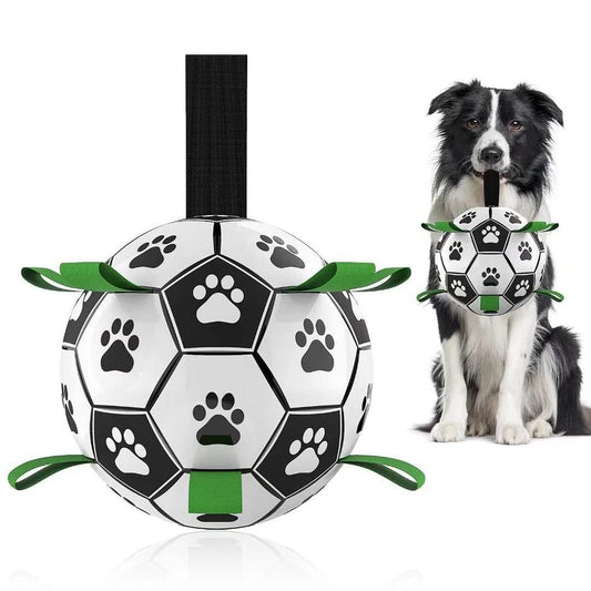 JMT-013578 Interactive Inflatable Dog Soccer Ball Toy for Training and Play – Perfect for Large Dogs