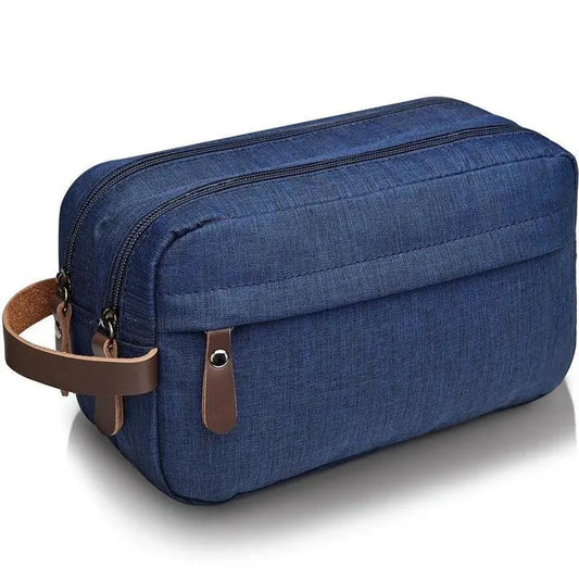 JMT-013642 Large Capacity Handheld Travel Cosmetic Bag - Portable Oxford Cloth Storage with Zipper Closure