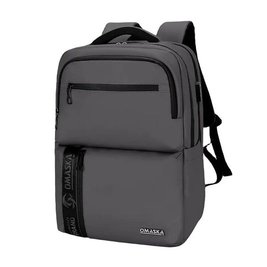 JMT-013770 Stylish Waterproof Nylon Backpack for Men with Custom Logo Printing and Laptop Compartment