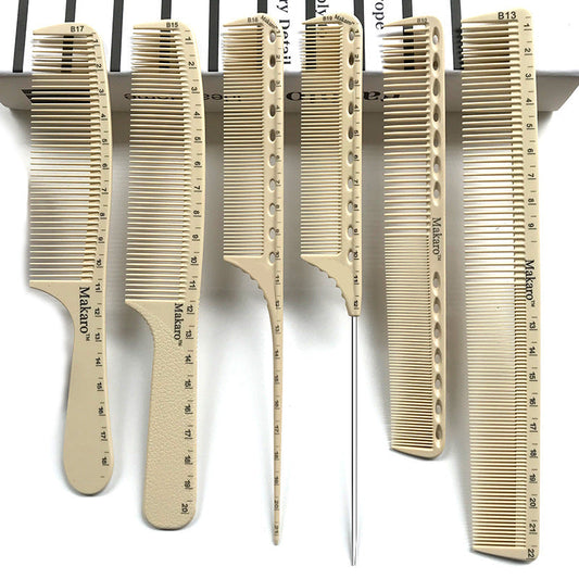 JMT-014730 Laser Scale Hair Comb in Multiple Colors - Fashion ABS Comb for Stylish Hair Care