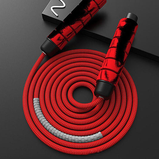 JMT-018250 Graffiti Design Weight-bearing Skipping Rope for Enhanced Fitness Workouts