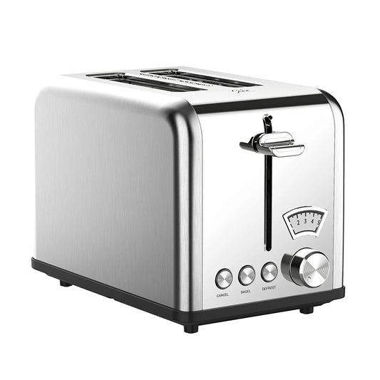 JMT-019018 Stainless Steel 2-Slice Toaster with Adjustable Browning Control