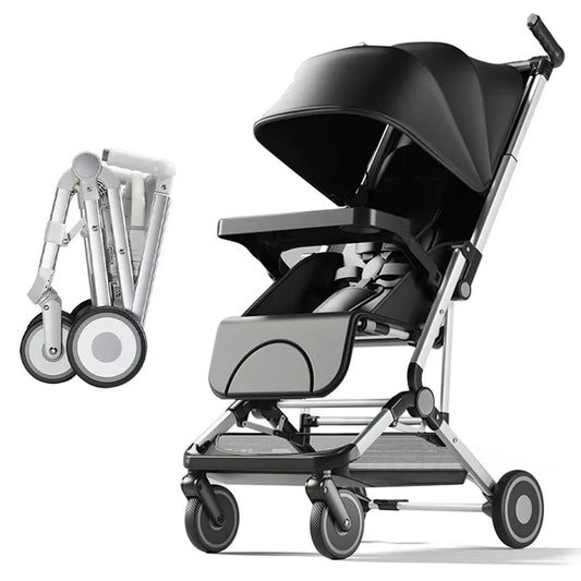 JMT-019210 Lightweight Foldable Baby Stroller with Dinner Plate Feature for Convenient Travel
