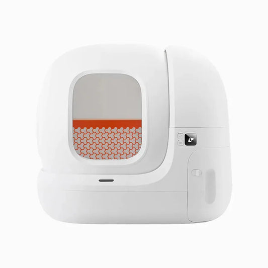 JMT-024330 Automatic Self-Cleaning Cat Litter Box with App Control, 7L Waste Capacity, White