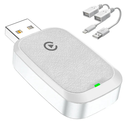 JMT-026762 Wireless 2-in-1 CarPlay Adapter for Seamless iPhone and Android Connectivity