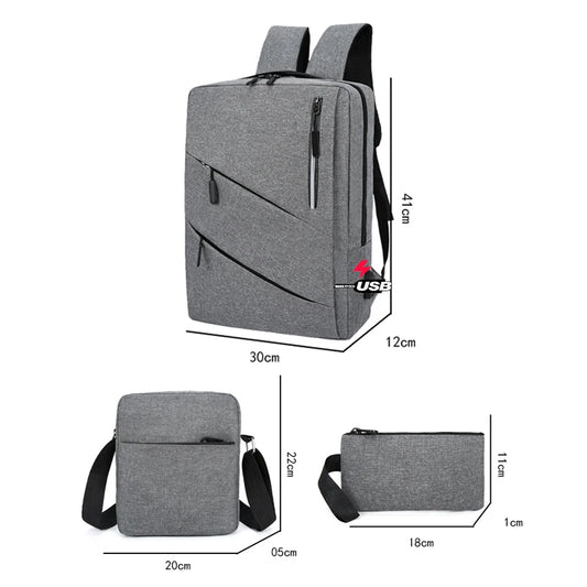 JMT-027274 15.6 Inch Laptop Backpack and Bag Set for Business and Everyday Use