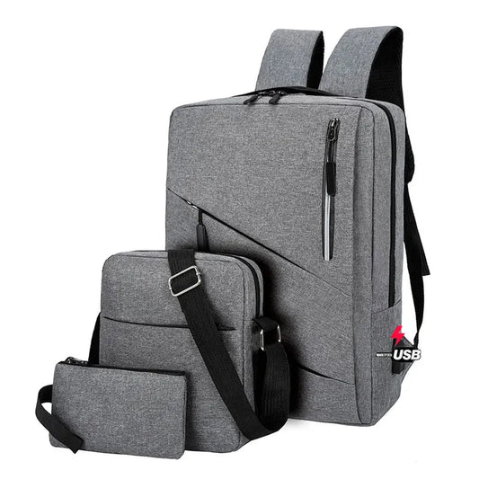 JMT-027274 15.6 Inch Laptop Backpack and Bag Set for Business and Everyday Use