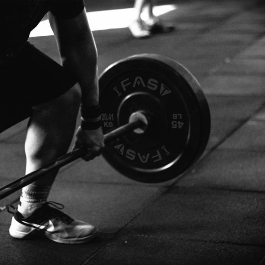 JMT-027338 Durable Rubber Barbell Protector Mat for Weightlifting and Fitness