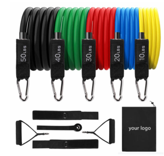 JMT-030794 Versatile Resistance Band Training Set for Full-Body Workouts