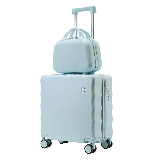 JMT-032906 Kids Travel Trolley Bag with Phone Holder and Spinner Wheels for Easy Mobility