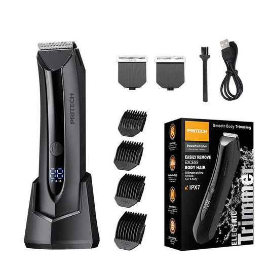JMT-033098 USB Rechargeable Intelligent Digital Display Electric Shaver for Whole Body Hair Removal