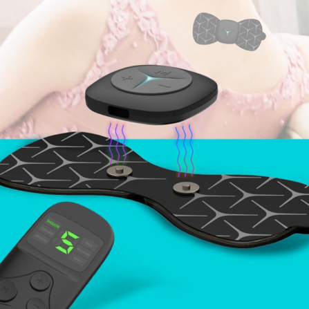 JMT-033930 Mini USB Electric Massage Pad with 6 Modes and 15 Intensity Levels for Full Body Muscle Relaxation