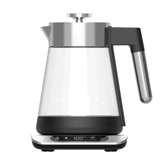 JMT-034122 Glass Electric Cooking Kettle with Temperature Control - Modern Samovar Design for Smart Kitchens