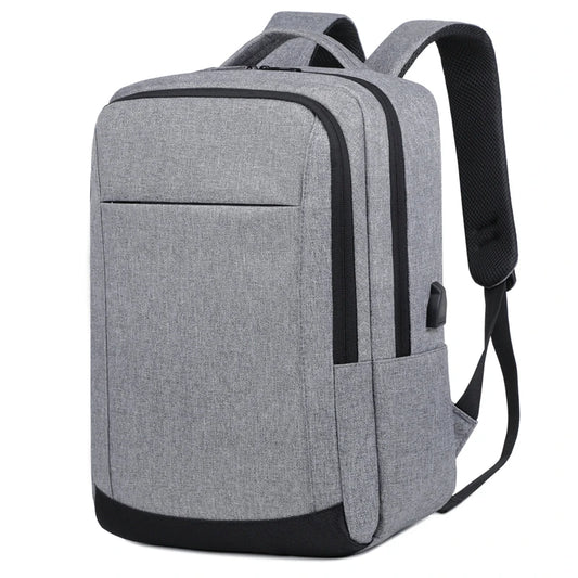 JMT-034186 Waterproof Unisex Business Backpack with USB Port and Character Pattern for Men’s Laptops and Notebooks