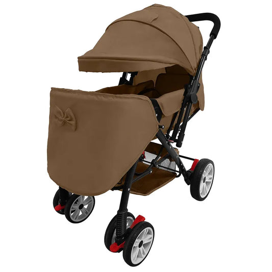 JMT-036170 Reversible Push Umbrella Stroller with Foldable Design and Dinner Plate Attachment