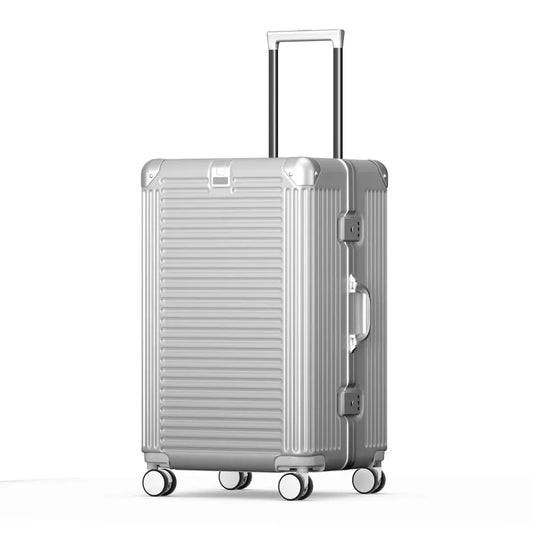 JMT-039498 Custom Hard Shell PC Trolley Travel Suitcase with Aluminium Carry-On Design