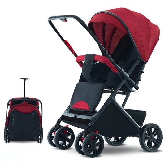 JMT-039626 Travel System 2-in-1 Folding Baby Stroller for Enhanced Mobility and Comfort