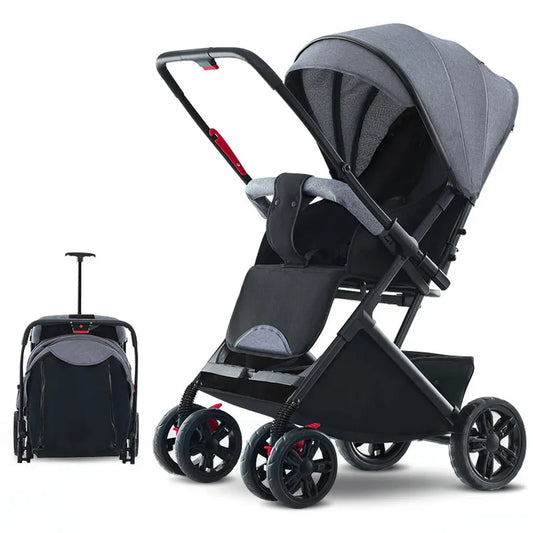 JMT-039626 Travel System 2-in-1 Folding Baby Stroller for Enhanced Mobility and Comfort