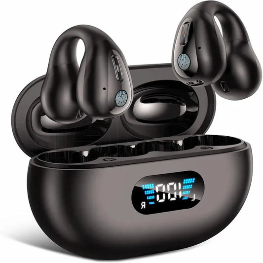 JMT-042250 Noise Cancelling Wireless Earbuds with LED Screen - Waterproof TWS Bluetooth Gaming Headphones