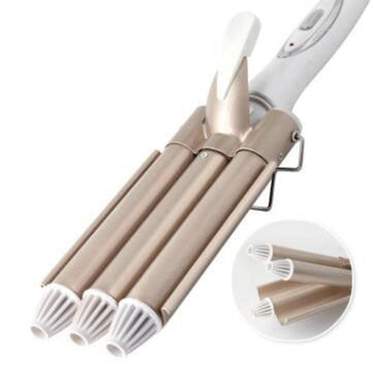 JMT-045514 Triple Barrel Hair Curling Iron for Loose S-Waves with Tourmaline Ceramic Technology