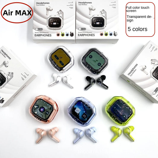 JMT-046538 AirMAX A9Pro In-Ear Bluetooth Headset with Transparent LCD Screen and Long Battery Life