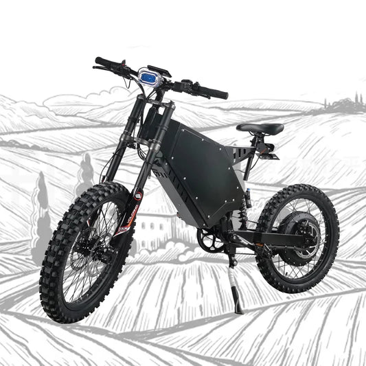 JMT-048266 Electric Dirt Bike with 75 Miles Range and Powerful 2000W to 12000W Motor Options , Top Speed 27.9 mph