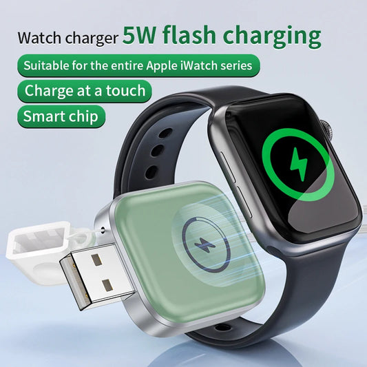 JMT-051786 Wireless Magnetic Charger for Apple Watch with Anti-Loss Lanyard