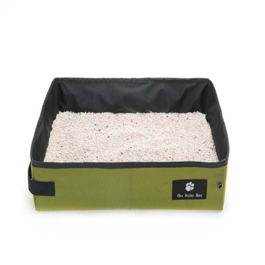 JMT-057738 Portable Folding Cat Litter Box – Waterproof Travel Solution for Pets, Easy to Clean and Carry