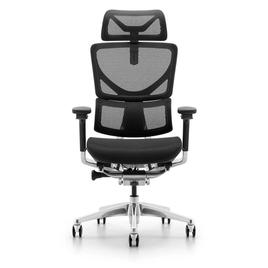 JMT-060618 Adjustable Ergonomic High Back Executive Office Chair in Black Mesh with Modern Design