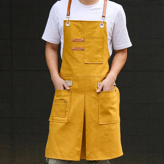 JMT-061066 Stylish Eco-Friendly Cowboy Apron for Hairdressers, Baristas, and Florists