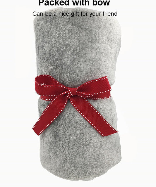 JMT-065930 Ultra-Soft Grey Polyester Dog Blanket for Deep Sleeping - 70 CM x 100 CM