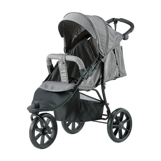 JMT-067786 Lightweight 3-Wheel Folding Baby Stroller and Tricycle Carrier Pram