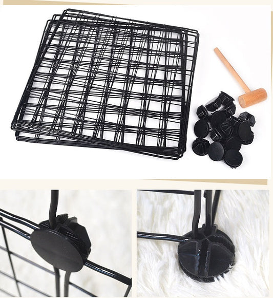 JMT-068938 Eco-Friendly Metal Pet Fence for Secure Outdoor Play areas